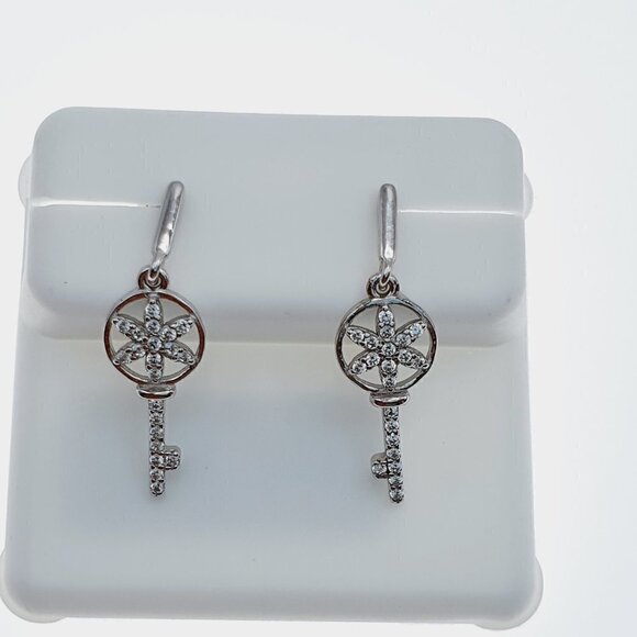 925 sterling silver luxury CZ earrings for women/girls, Best for gRJUS215 - Picture 2 of 11